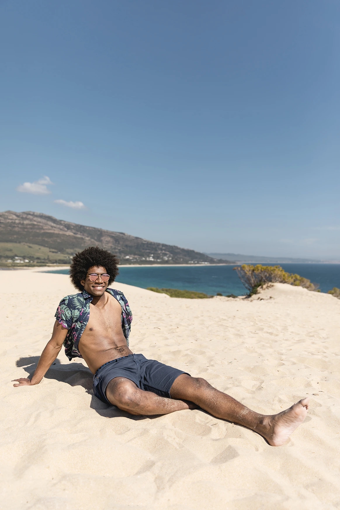 Jovem na praia